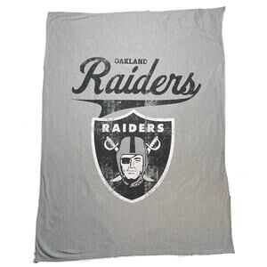 Oakland Raiders Blanket The Northwest Company LLC Gray Football 2014